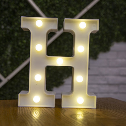 Decorative Letters Alphabet Letter LED Lights Luminous Number Lamp