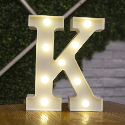 Decorative Letters Alphabet Letter LED Lights Luminous Number Lamp
