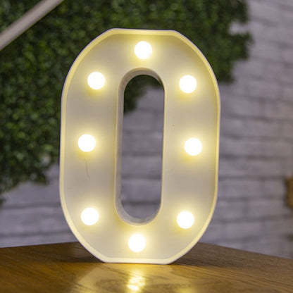 Decorative Letters Alphabet Letter LED Lights Luminous Number Lamp