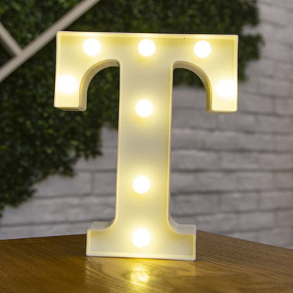 Decorative Letters Alphabet Letter LED Lights Luminous Number Lamp