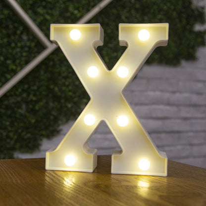 Decorative Letters Alphabet Letter LED Lights Luminous Number Lamp