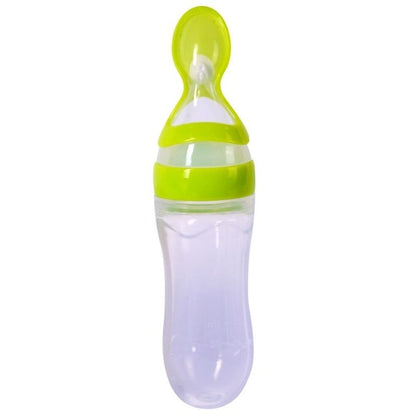 Baby Spoon Bottle Feeder Dropper Silicone Spoons for Feeding Medicine Kids