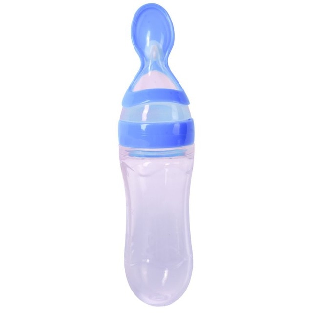 Baby Spoon Bottle Feeder Dropper Silicone Spoons for Feeding Medicine Kids