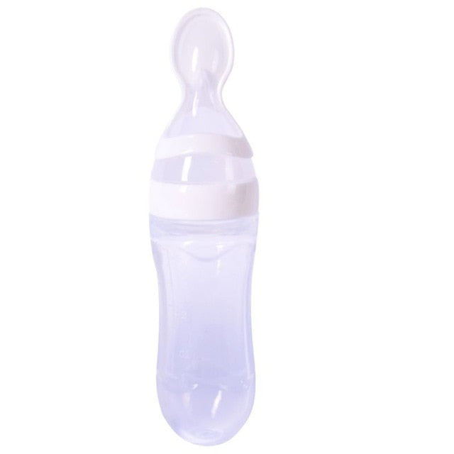 Baby Spoon Bottle Feeder Dropper Silicone Spoons for Feeding Medicine Kids
