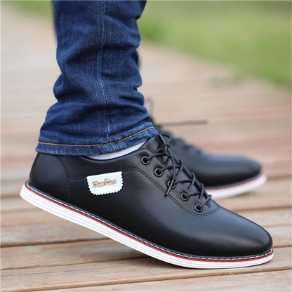 Men's PU Leather Business Casual Shoes For Male Outdoor