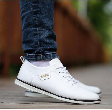 Men's PU Leather Business Casual Shoes For Male Outdoor
