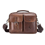Genuine Leather Male's Crossbody Bag Casual Business Satchels Men's Messenger