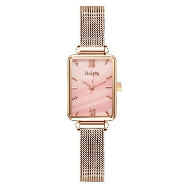 Gaiety Brand Women Watches Fashion Square Ladies Quartz Watch Bracelet