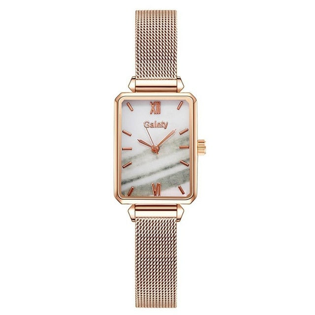 Gaiety Brand Women Watches Fashion Square Ladies Quartz Watch Bracelet