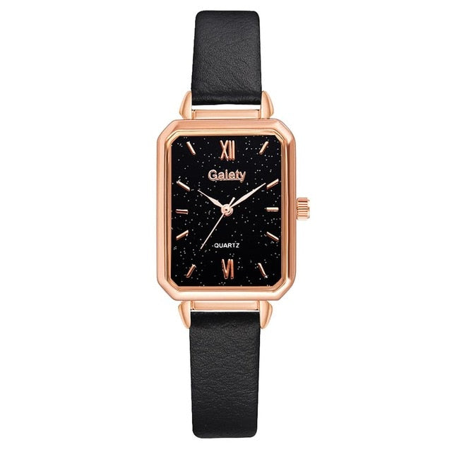 Gaiety Brand Women Watches Fashion Square Ladies Quartz Watch Bracelet