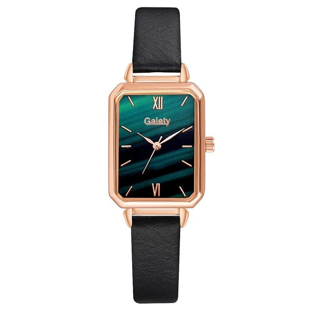 Gaiety Brand Women Watches Fashion Square Ladies Quartz Watch Bracelet