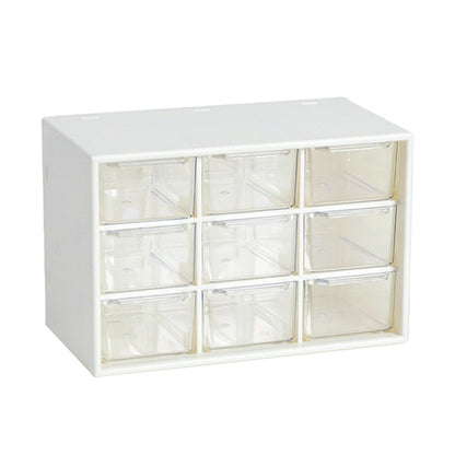 Fowecelt 6/9 Grids Organizer Jewelry Box Make Up Organizer Storage