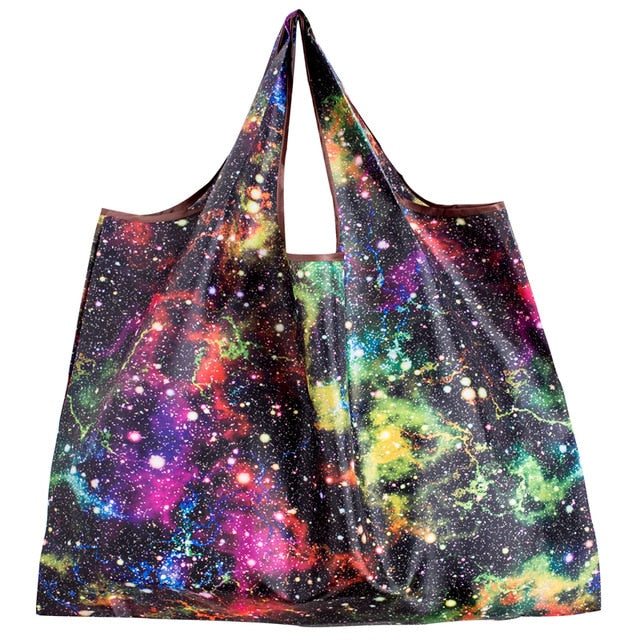 BIG Eco-Friendly Folding Shopping Bag Reusable Portable Shoulder