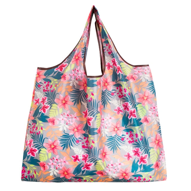BIG Eco-Friendly Folding Shopping Bag Reusable Portable Shoulder