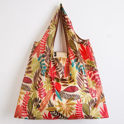 BIG Eco-Friendly Folding Shopping Bag Reusable Portable Shoulder