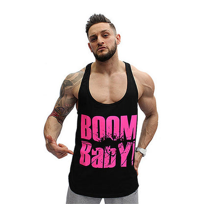 Golds Gym Stringer Tank Top Men Bodybuilding gym Clothing Fitness Mens Shirt - Shopy Max