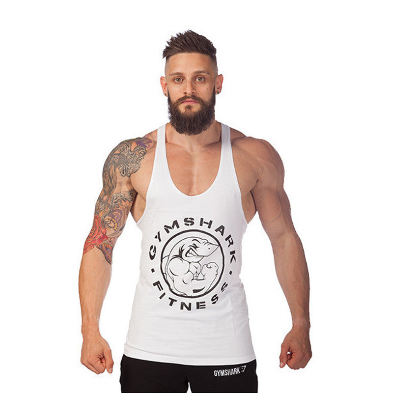 Golds Gym Stringer Tank Top Men Bodybuilding gym Clothing Fitness Mens Shirt - Shopy Max