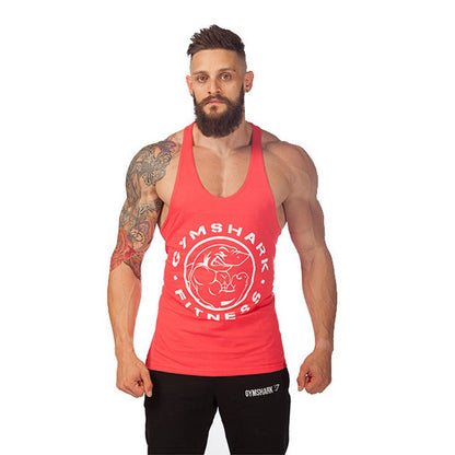 Golds Gym Stringer Tank Top Men Bodybuilding gym Clothing Fitness Mens Shirt - Shopy Max