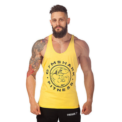 Golds Gym Stringer Tank Top Men Bodybuilding gym Clothing Fitness Mens Shirt - Shopy Max
