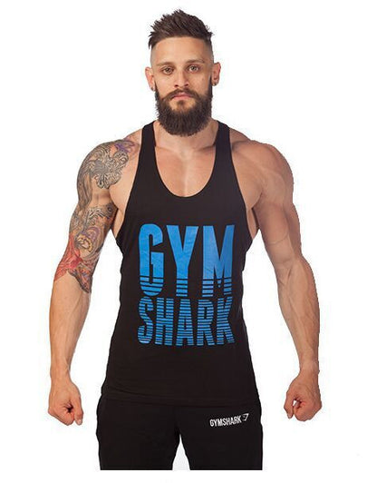 Golds Gym Stringer Tank Top Men Bodybuilding gym Clothing Fitness Mens Shirt - Shopy Max