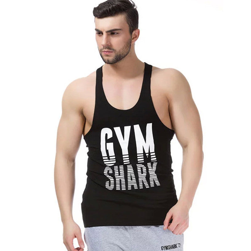 Golds Gym Stringer Tank Top Men Bodybuilding gym Clothing Fitness Mens Shirt - Shopy Max