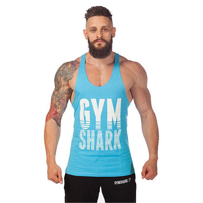 Golds Gym Stringer Tank Top Men Bodybuilding gym Clothing Fitness Mens Shirt - Shopy Max