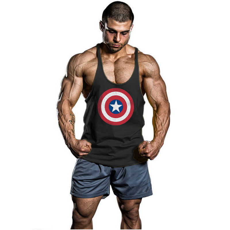 Golds Gym Stringer Tank Top Men Bodybuilding gym Clothing Fitness Mens Shirt - Shopy Max