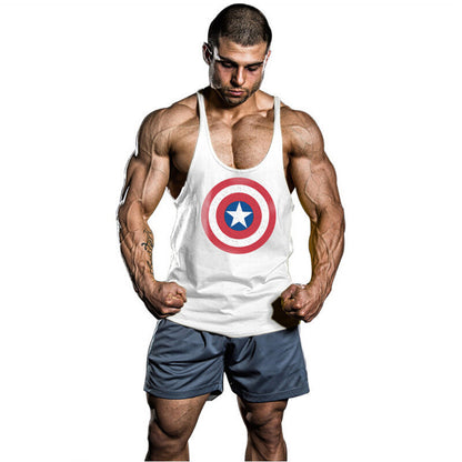 Golds Gym Stringer Tank Top Men Bodybuilding gym Clothing Fitness Mens Shirt - Shopy Max