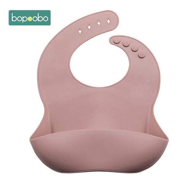 Bopoobo Baby Bib Adjustable Animal Picture Waterproof Saliva