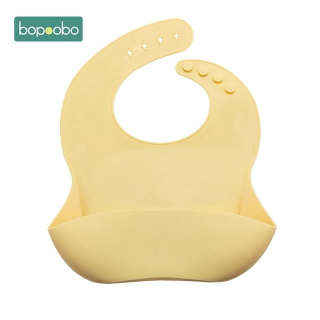 Bopoobo Baby Bib Adjustable Animal Picture Waterproof Saliva