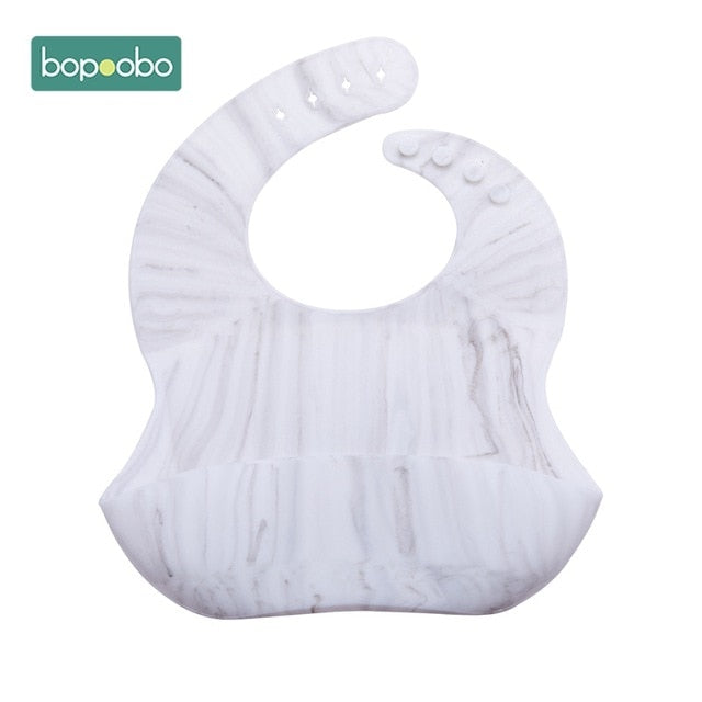 Bopoobo Baby Bib Adjustable Animal Picture Waterproof Saliva