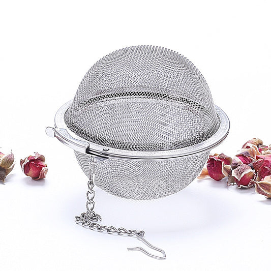 5 Size Stainless Steel Tea Infuser Sphere Locking Spice Tea Ball Strainer Mesh Infuser