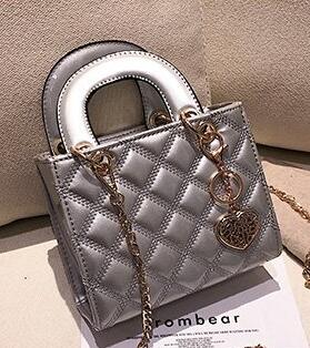 Luxury Brand Tote bag 2021 Fashion New High Quality Patent Leather Women's Designer Handbag Lingge Chain Shoulder Messenger Bag