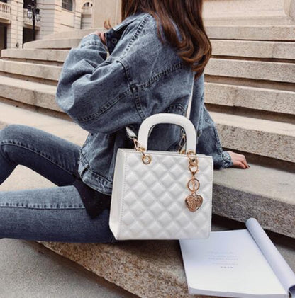 Luxury Brand Tote bag 2021 Fashion New High Quality Patent Leather Women's Designer Handbag Lingge Chain Shoulder Messenger Bag