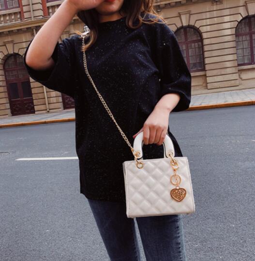 Luxury Brand Tote bag 2021 Fashion New High Quality Patent Leather Women's Designer Handbag Lingge Chain Shoulder Messenger Bag