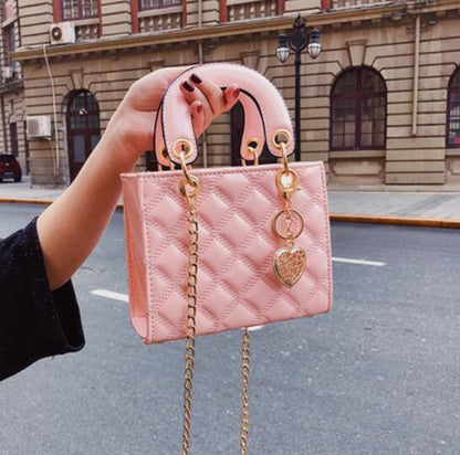 Luxury Brand Tote bag 2021 Fashion New High Quality Patent Leather Women's Designer Handbag Lingge Chain Shoulder Messenger Bag