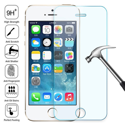 100D Transparent Tempered Glass For iPhone 7 8 6 6S Plus Glass Screen Protector On