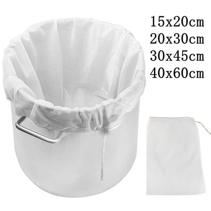 Beer Homebrew Filter Bag for Brewing Reusable Kitchen Food Filter Bags Strainer - Shopy Max