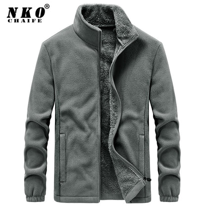 Men 2021 New Winter Fleece Jacket Parka Coat Men Spring Casual Tactical Army