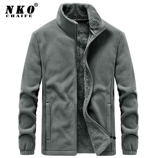 Men 2021 New Winter Fleece Jacket Parka Coat Men Spring Casual Tactical Army