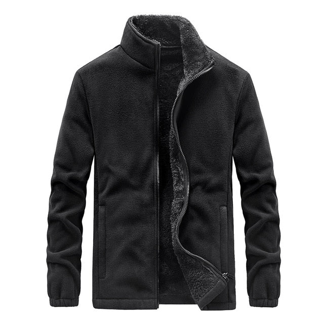 Men 2021 New Winter Fleece Jacket Parka Coat Men Spring Casual Tactical Army