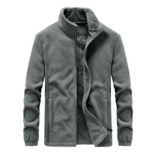 Men 2021 New Winter Fleece Jacket Parka Coat Men Spring Casual Tactical Army