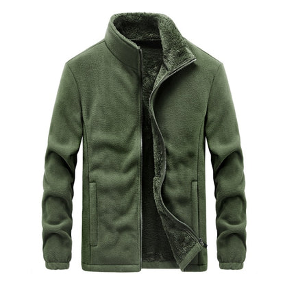Men 2021 New Winter Fleece Jacket Parka Coat Men Spring Casual Tactical Army