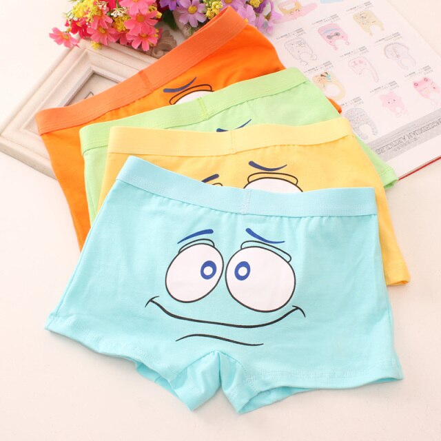 HH 3 Piece Kids Boys Underwear Cartoon Children's Shorts Panties