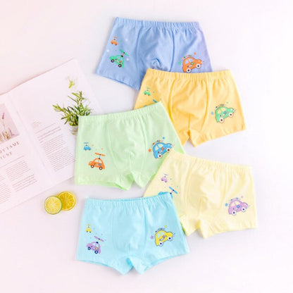 HH 3 Piece Kids Boys Underwear Cartoon Children's Shorts Panties