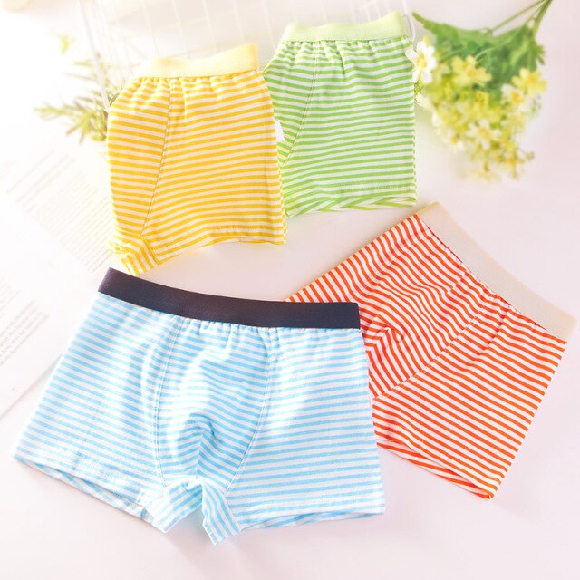 HH 3 Piece Kids Boys Underwear Cartoon Children's Shorts Panties