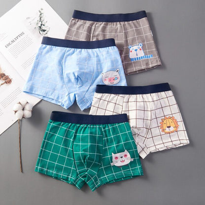 HH 3 Piece Kids Boys Underwear Cartoon Children's Shorts Panties