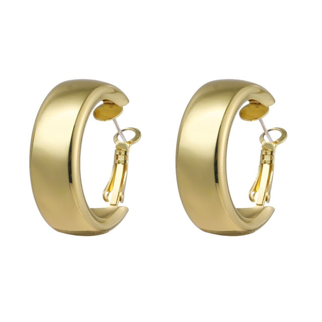 FNIO Fashion Vintage Earrings For Women Big Geometric