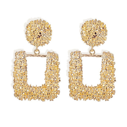 FNIO Fashion Vintage Earrings For Women Big Geometric