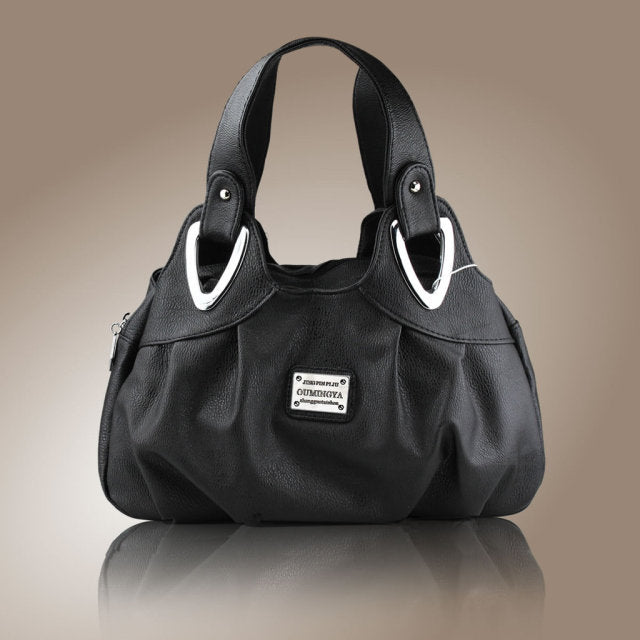 flower pattern Top-Handle Bags for Girls Hobos small Women Leather tote Bag Women Bag Female